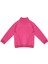 Unisex Çocuk Yakalı Fermuarlı Sweatshirt - Fusya 2