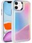 Apple iPhone 12 Kılıf Airbagli Renkli Arka Yüzey Boncuk Tasarımlı Kapak (Kumul) 1