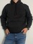 Erkek Kışlık, Pamuklu, Yumuşak, Düz ,kapüşonlu 3 Iplik Sweatshirt 1