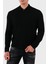 Yünlü Regular Fit Yarım Fermuarlı Kolej Yaka Kazak Erkek Kazak 6D1MXP 1mkdz 0999 1