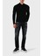 Yünlü Regular Fit Yarım Fermuarlı Kolej Yaka Kazak Erkek Kazak 6D1MXP 1mkdz 0999 3