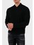 Yünlü Regular Fit Yarım Fermuarlı Kolej Yaka Kazak Erkek Kazak 6D1MXP 1mkdz 0999 4