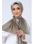 Çağla Harem Scarf Kristal Saten Şal 4