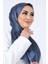 İNDİGO Harem Scarf Kristal Saten Şal 2