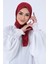 Bordo Harem Scarf Incila Eşarp 5