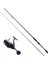 1356 Aegean 2 Parça 210CM. Spin Kamış 8-38GR ATAR+SPIDO-4000 Spin Makine 4+1 Bb Oltaseti 1