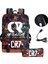 Futbol Yıldızı Crow Öğrenci Okul Çantası Kalem Çantası USB Şarj Seyahat Çantası (Yurt Dışından) 1