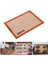 Kendinden Yağlı Silikon Pişirme Matı, Profesyonel Silpat Yanmaz Yapışmaz Yıkanabilir Silikon Pişirme Matı 30CMX40CM 1