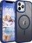 iPhone 15 Pro Max Kılıf Magsafe Frosted Kaymaz Kenar Sert Kapak 1