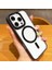 iPhone 16 Pro Kılıf Magsafe Özellikli Metal Kamera ve Tuş Tasarımlı Arkası Sararmaz Sert Şeffaf 1