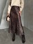 Maxi Boy Saten Etek Leopar Kahverengi 3