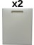 2'li Türkay 32.5X26.5X2 cm Saplı Polietilen Kesme Tahtası Kesim Levhası 1145 1