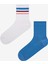Multistripe 2li Mavi Beyaz Tenis Soket Çorap 1