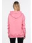 Kapüşonlu Kanguru Cepli Sweatshirt - Pembe 5