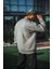 Kışlık Bisiklet Yaka Üç Iplik Basic Sweatshirt - Boyalı Gri 4