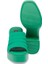 Yeşil Vegan Tekstil Kadın Terlik - K24Y1TR67423-T3R 4