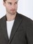 Haki Baskılı Modern Fit Örme Ceket 4