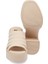 Kahve Vegan-Tekstil Kadın Terlik - K24Y1TR67423-T3Q Kahve 4