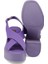 Mor Vegan-Tekstil Kadın Sandalet - K24Y1SN67404-T3S 4