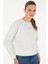 U.S. Polo Assn. Kadın Ekru Sweatshirt 50294751-VR019 3