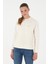 U.S. Polo Assn. Kadın Krem Sweatshirt 50296903-VR071 1