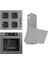 Steamart Ss Serisi Gri Set (SS208 + XE64CPR +D088 ) - Kare Emaye Izgara 1