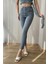 Gri Kadın Skinny Fit Jean Yüksek Bel Likralı Esnek Kot Pantolon Jennie-Gri 3