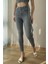 Gri Kadın Skinny Fit Jean Yüksek Bel Likralı Esnek Kot Pantolon Jennie-Gri 5