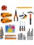 Çift Akülü Çelik Şanzuman Hızlı Şarjlı Akülü Vidalama Matkap 258 Vf 10 Ah Darbeli 100 Pcs Set Li-On 4