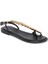 Siyah Hakiki Deri Kadın Sandalet - K24Y1SN67406-A23 1