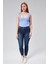 Mavi Sıfır Kol Kare Yaka Dekolteli Çıtçıtlı Bodysuit 2