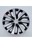 Clio Uyumlu Çelik Jant Görünümlü 15" Jant Kapağı 4 Adet +Amblem 1