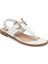 Beyaz Deri Kadın Sandalet - K24Y1Sn67409-A26 Beyaz 1