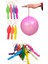 Punch Balon Lastikli Renkli Baskılı Balon - 5 Adet 1