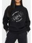 Spor Gym Baskılı Siyah Kadın Erkek Pamuklu Sweatshirt Cu36 1
