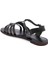 Siyah Hakiki Deri Kadın Sandalet - K24Y1SN67276-A23 2