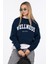 Wellness Baskılı Sweatshirt - Lacivert 2