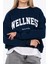 Wellness Baskılı Sweatshirt - Lacivert 5