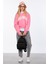 Wellness Baskılı Sweatshirt - Pembe 3