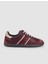 Deri Bordo Süet Bağcıklı Kadın Sneaker 1