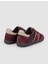 Deri Bordo Süet Bağcıklı Kadın Sneaker 3