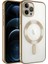 Apple iPhone 13 Pro Kılıf Kamera Korumalı Magsafe Wireless Şarj Özellikli Zore Demre Kapak-Gold 1