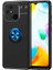 Xiaomi Redmi 10C Kılıf Zore Ravel Silikon Kapak-Siyah-Mavi 1