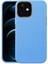 Apple iPhone 12 Kılıf Zore Natura Kapak-Mavi 1