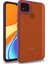 Xiaomi Redmi 9c Kılıf Zore Flora Kapak-Kırmızı 1