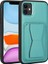 Apple iPhone 11 Kılıf Kartlıklı Standlı ​pu Deri Zore Memo Kapak-Mavi 1