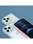 Apple iPhone 14 Kılıf Zore Krom Kapak-Yeşil 5