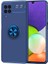 Galaxy M22 Kılıf Zore Ravel Silikon Kapak-Mavi 1