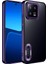 Xiaomi Mi 13 Kılıf Kamera Korumalı Logo Gösteren Zore Omega Kapak-Derin Mor 1