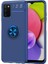 Galaxy A03S Kılıf Zore Ravel Silikon Kapak-Mavi 1